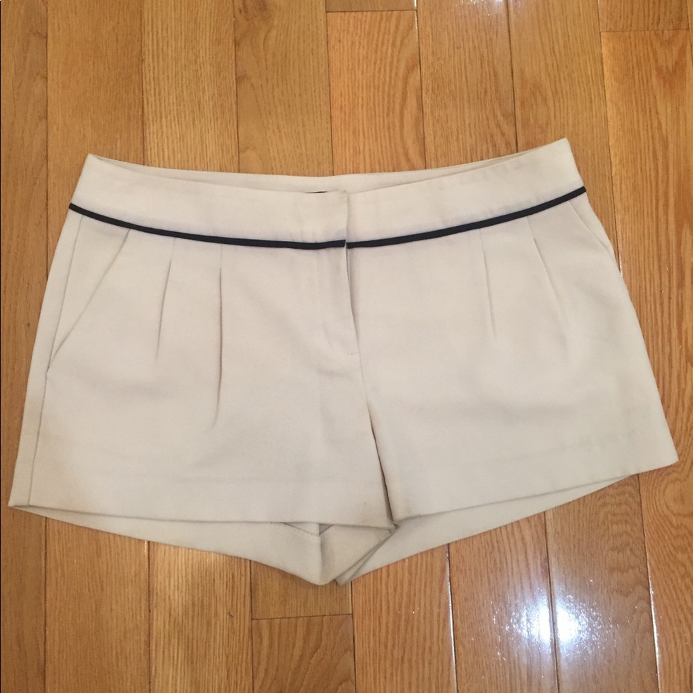 Cream shorts